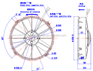 Ventilateur de condenseur axial AC 24V 305mm VA01-BP70/LL-36S de haute qualité 2026, débit d'air 2000m³/h, pression statique 100Pa, neuf en stock - Product Image 3