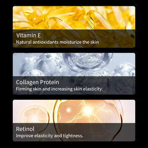 Crème de Nuit Hydratante Anti-Âge au Collagène, Vitamine E et Acide Hyaluronique pour Hommes, Marque Blanche, pour Tous Types de <span class=keywords><strong>Peau</strong></span> - Product Image 4