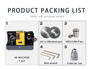 Electrical Mini Drill Bit Sharpener Drill Sharpening Machine 13-30MM Drill Bit Grinder - Product Image 3