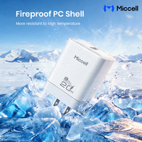 Chargeur rapide de type C Miccell, vente en gros, chargeur de téléphone USB C 20W, chargeur mural universel pour iPhone, adaptateur de charge rapide pour téléphone