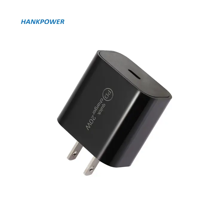In Stock US EU AU UK Plug 20W PD Charger Travel Mini 20W USB C Type C Mobile Fast Charging Phone Wall Charger