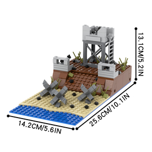 MOOXI Briques MOC5075 Highland Bunkers Tour de guet Cadeau de bricolage Vente à chaud Puzzle Juguetes Building Block Sets Jouets éducatifs pour enfants - Product Image 5
