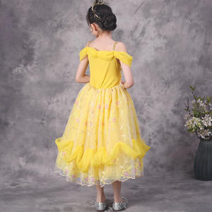 MQATZ Vestido para niños Halloween <span class=keywords><strong>Bella</strong></span> <span class=keywords><strong>y</strong></span> <span class=keywords><strong>Bestia</strong></span> <span class=keywords><strong>Princesa</strong></span> Baby Girl Dress up Girl Princess Dress - Product Image 4