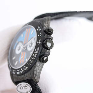 2025นาฬิกากลไกสำหรับผู้ชายหรูหราระดับไฮเอนด์ขายดีนาฬิกาโครโนกราฟคาร์บอนไฟเบอร์ - Product Image 2
