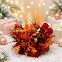 Guirlande de fleurs artificielles en soie pour mariage, rangée de verdure d'eucalyptus, chemin de table, centre de table, arrangement floral pour scène en T