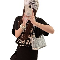 Sac à bandoulière de luxe léger pour femme, nouvelle collection haut de gamme, avec chaîne et fermeture éclair, petit format polyvalent