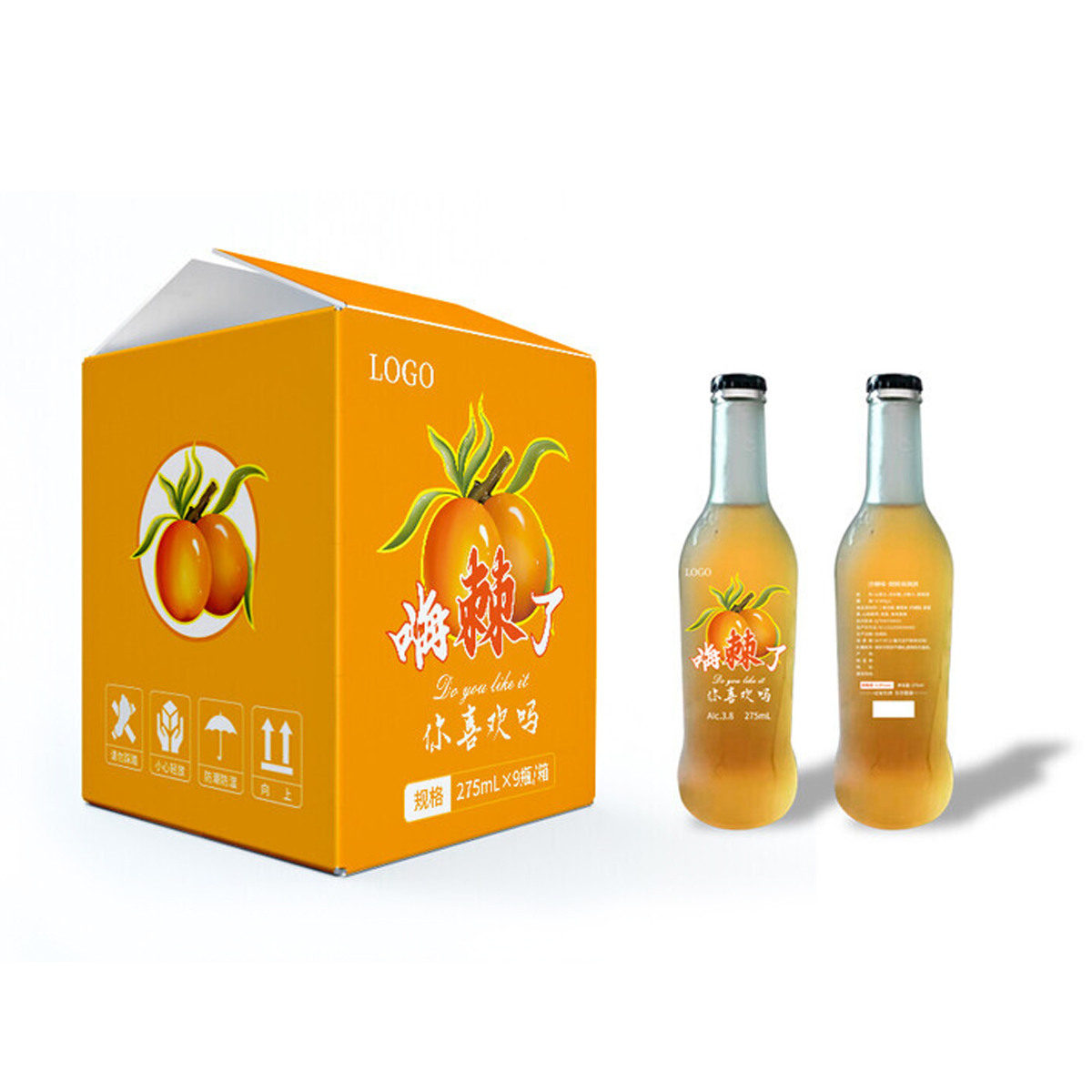 Self-Adhesive Waterproof Stickers Roll/Sheet Customized Labels for Beverage Cartons Bottles Transparent PET White Ink Packing