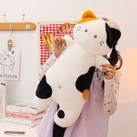 Coussin très doux pour chat, grande taille, peluche Xiao Mao, marron, coton, 23,5 pouces, coussin de couchage