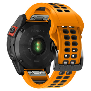 Bracelet en silicone à libération rapide YHQ pour montre connectée <span class=keywords><strong>Garmin</strong></span> 7X 6 6x <span class=keywords><strong>5</strong></span> Plus - Product Image 6