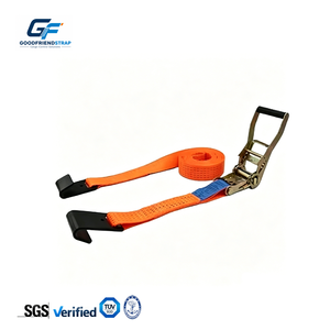 Correa de Amarre con Gancho Plano de <span class=keywords><strong>2</strong></span> Pulgadas, Eslingas de Carga con Trinquete, Eslingas Karbolite con Trinquete - Product Image 3