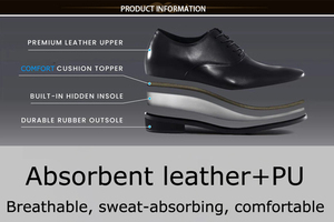 Bottes d'ascenseur italiennes élégantes grande taille pour hommes Bottes de cheville d'hiver en cuir suédé de qualité supérieure pour hommes Chaussures chelsea augmentant la hauteur - Product Image 5