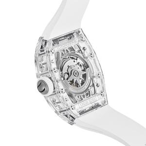 ساعة ميكانيكية للسيدات بتصميم جديد من CRONUSART ، جراب كريستال اصطناعي ، مؤشر قفل بسيط قابل للطي - Product Image 6