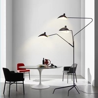 Lampe sur pied pour Loft, salon, Bar, Studio, reg Mouille Mcl, trépied de Table, lampe de bureau, couleur noir et blanc, lampe sur pied