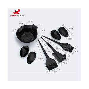 Kit de teinture capillaire de haute qualité à prix réduit pour approvisionnement mixte, comprenant brosse à teindre, peigne applicateur, protège-oreilles et bol - Product Image 3