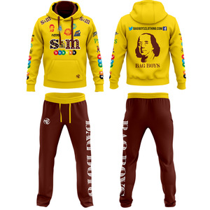 Survêtement de sport personnalisé à manches longues et plusieurs couleurs, dernier design, ensemble de jogging pour hommes - Product Image 1