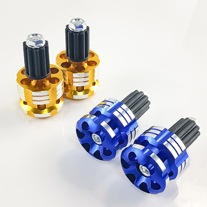 ปลั๊กแฮนด์มอเตอร์ไซค์เฉียงเย่ 6 ชิ้น ทำจากอลูมิเนียมอัลลอยด์ พร้อมดีไซน์กันกระแทกเพื่อการปกป้องสมดุลของจักรยาน - Product Image 2