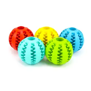 Оптовая продажа, прочная жевательная игрушка для собак, мячик, жевательная игрушка, резиновая игрушка для собак