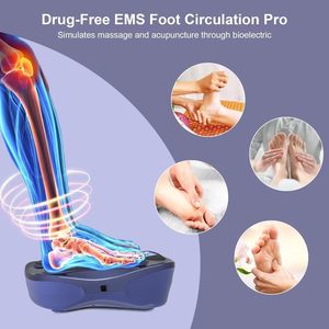 Masajeador de Pies EMS, Alivio <span class=keywords><strong>del</strong></span> Dolor por Neuropatía, Estimulador Eléctrico de Circulación de Pies, Unidad TENS, Estimulador Muscular Plantar - Product Image 3