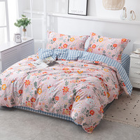 Prix d'usine pour un ensemble de draps, taille twin, couleur unie, édredons 100% coton, couvre-lit