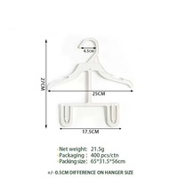 Cintres pour maillots de bain en plastique PP, finition brillante, écologiques, antidérapants, avec logo personnalisé, multifonctionnels, modernes, pour usage domestique individuel