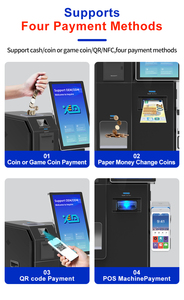 Terminal Punto de Venta con Pantalla Táctil de 15.6 Pulgadas, Quiosco de Pago con Aceptador de Billetes y Monedas para Tiendas de Alimentos y Centros Comerciales - Product Image 5