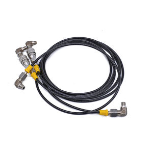 고압 블랙 나일론 튜브 호스 조립 유연한 꼰 절연 강철 와이어 유압 내유성 하드 테스트 절단 - Product Image 1