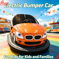 Attractions : Voitures tamponneuses électriques avec éclairage spectaculaire pour adultes et enfants, équipements de divertissement pour parcs d'attractions