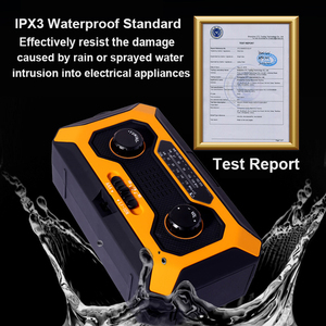 Máy Phát Điện Xoay Tay Quét Kỹ Thuật Số <span class=keywords><strong>Rd612</strong></span> Mới Đèn Pin Led Quay Tay Đèn Tự Đọc Nguồn Radio Năng Lượng Mặt Trời - Product Image 3