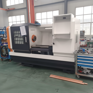 Torno de Cama Plana de Servicio Mediano CK6140x1000, Mini Torno Horizontal con Alta Rigidez y Control Preciso GSK 220V - Product Image 1