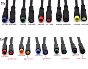 M8 Ebike连接器，带电缆扭矩工具M5 M9 M12 M16 M23印刷电路板母角安装<span class=keywords><strong>2</strong></span> <span class=keywords><strong>3</strong></span> 4 5 6 7 8 9 10 11 12针连接器 - Product Image 5