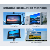 Écran LED mural extérieur imperméable Ningshine P5 pour centre commercial, affichage couleur plein écran, panneau LED pour publicité externe