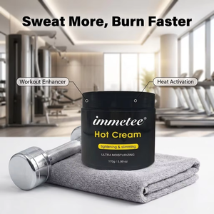 Crème amincissante Immetee Best-seller : Brûleur <span class=keywords><strong>de</strong></span> <span class=keywords><strong>graisse</strong></span> pour le ventre, crème amincissante pour la transpiration, gel raffermissant et remodelant pour hommes et femmes - Product Image 3