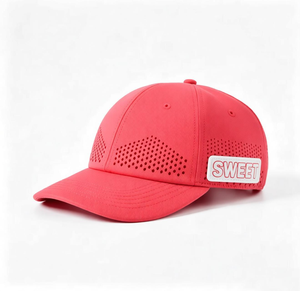 Gorra impermeable de 5 paneles del fabricante INJVA, flotante, con banda de algodón personalizada y etiqueta adhesiva de PVC, gorra de béisbol/golf con cuerda - Product Image 3