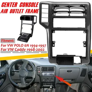 Car Front Center <b>Console</b> Air Outlet Frame for VW for POLO 6N 1994-1997 for Caddy 1998-2002 6N1858071A 6N1858069A - Product Image 1