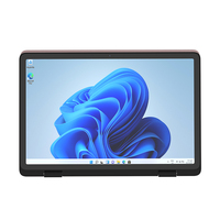 Notebook Yoga Mini 11 Inci Baru Intel N100 Layar Sentuh Keyboard Backlit Ddr4 16Gb 32Gb untuk Pelajar Belajar Tablet PC Laptop Sentuh