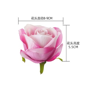 ดอกกุหลาบประดิษฐ์ CallaFloral สีชมพูอ่อน ผ้าทอแบบแพน ให้ความรู้สึกเหมือนจริง เหมาะสำหรับตกแต่งงานแต่งงาน - Product Image 4