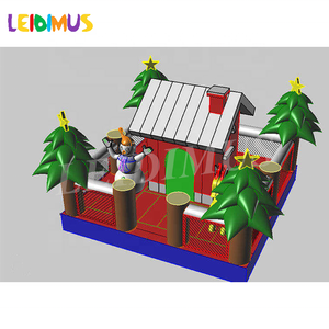 מאוד פופולרי חג המולד נושא מתנפחים ילדים שוברי טירה חג המולד - Product Image 2