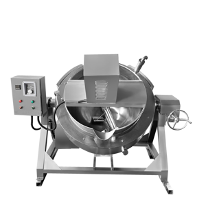Bouilloire à double paroi industrielle en acier inoxydable 100L- 600L avec agitateur <span class=keywords><strong>Marmite</strong></span> à vapeur électrique automatique commerciale avec mélangeur - Product Image 1