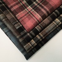 Robe-manteau chemise à carreaux en tissu de polyester et de viscose teint en fil pour hommes automne/hiver avec motif tacheté