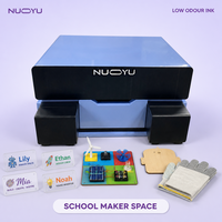 Printer UV Flatbed NUOYU A4 untuk Sekolah/Laboratorium STEM/Ruang Maker untuk Tinta UV Head F1080 Garansi 1,5 Tahun Pengoperasian Mudah