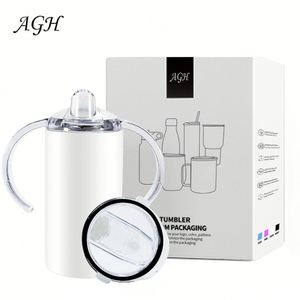 Venta al por Mayor de Vasos Infantiles Rectos de 12 oz para Sublimación, con Doble Pared Aislada de Acero Inoxidable y Tapa - Product Image 2