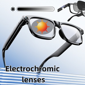 M11 Electrochromic Smart <b>Glasses</b> 8MP Dual <b>Camera</b> Real-time Translation Photo Video Recording Black - Product Image 2
