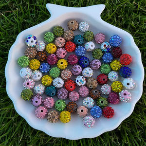 Perles en strass de 6-12 mm, perles disco, perles en argile pour la fabrication de bijoux, perles d'espacement en polymère, décoration de stylos - Product Image 3