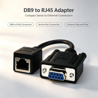 Câble console série DB9 femelle vers RJ45 8P8C avec faisceau de câbles pour équipement de routeur et commutateur réseau