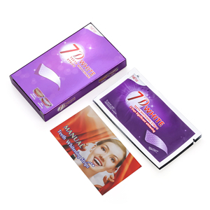 7D фиолетовые наклейки для отбеливания зубов виниры без перекиси CP PAP Индивидуальные желтые полоски для удаления зубов - Product Image 5