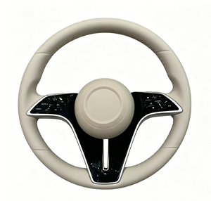 Volant en cuir véritable de haute qualité, personnalisé, très demandé, pour Benz <span class=keywords><strong>Maybach</strong></span> W223 V223 W206 S206 W214 X254 C254 C236 Z223 - Product Image 1