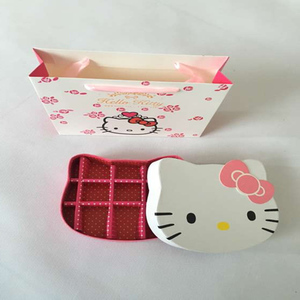 Bonjour kitty boîte-cadeau en papier pour chocolat - Product Image 1
