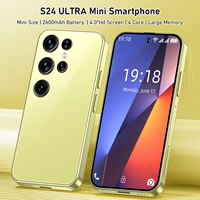 Mini Teléfono Inteligente Educativo S24 HD Deca Core Francés 4G LTE Android Desbloqueado Doble SIM para Estudio, Libros Electrónicos y Aprendizaje Escolar