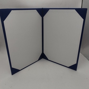 Couverture de diplôme personnalisée en similicuir, avec logo imprimé, dossier de certificat de diplôme de luxe pour la remise des diplômes - Product Image 3