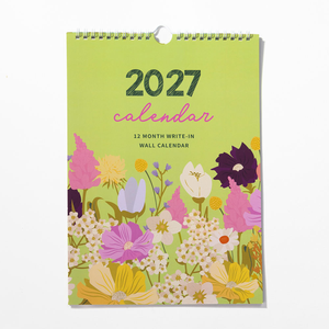 Calendario da Parete 2027 A4 Creativo con Rilegatura a Spirale, Stile Ins, Decorazione Regalo Personalizzabile, Calendario a Spirale da Appendere per Casa, 12 Mesi - Product Image 2